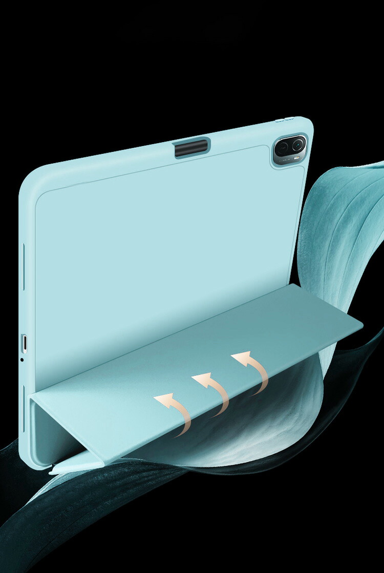 Xiaomi Pad 5 / Pad 5 Pro (2021モデル) 11インチ ケース/カバー ペン収納 三つ折スタンド 衝撃吸収 シャオミ パッド 5 / パッド 5 プロ 手帳型 かわいい｜keitaicase｜06