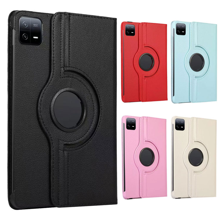 Xiaomi Pad 6 �P�[�X �J�o�[ 11.2�C���` �蒠�^ 360°��] �X�^���h�@�\ PU���U�[ �V���I�~ �p�b�h 6 �蒠�^�P�[�X �n�[�h�P�[�X �������