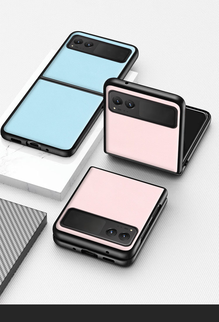 Moto Razr 40/Moto 40s ケース 折りたたみ型 シリコン ソフトケース