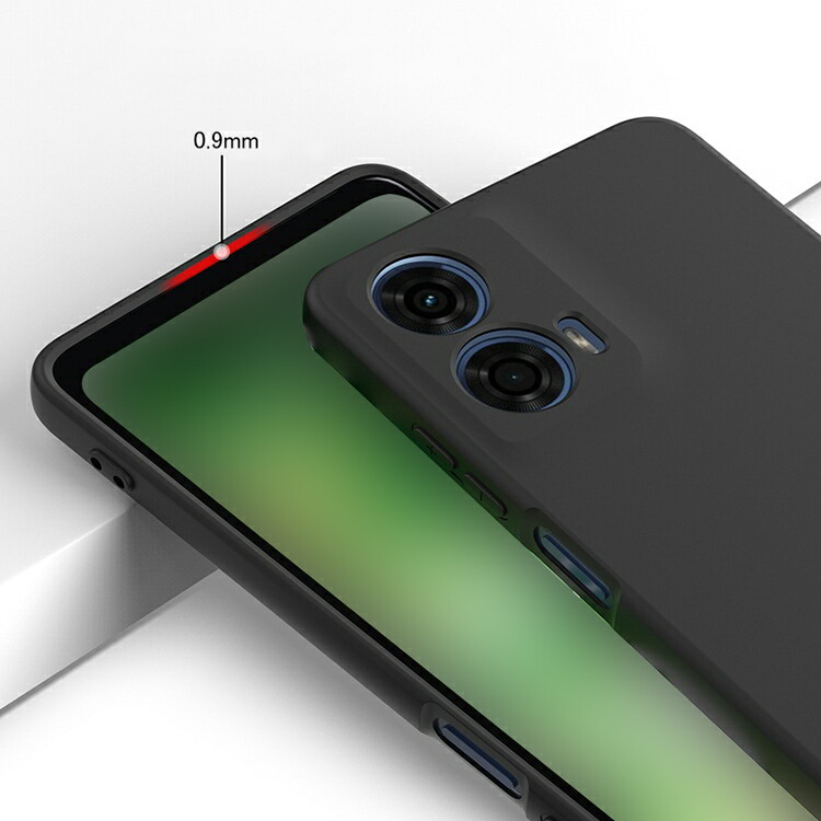 Moto G24 ケース 耐衝撃 カバー ソフトケース ストラップ付き シリコン