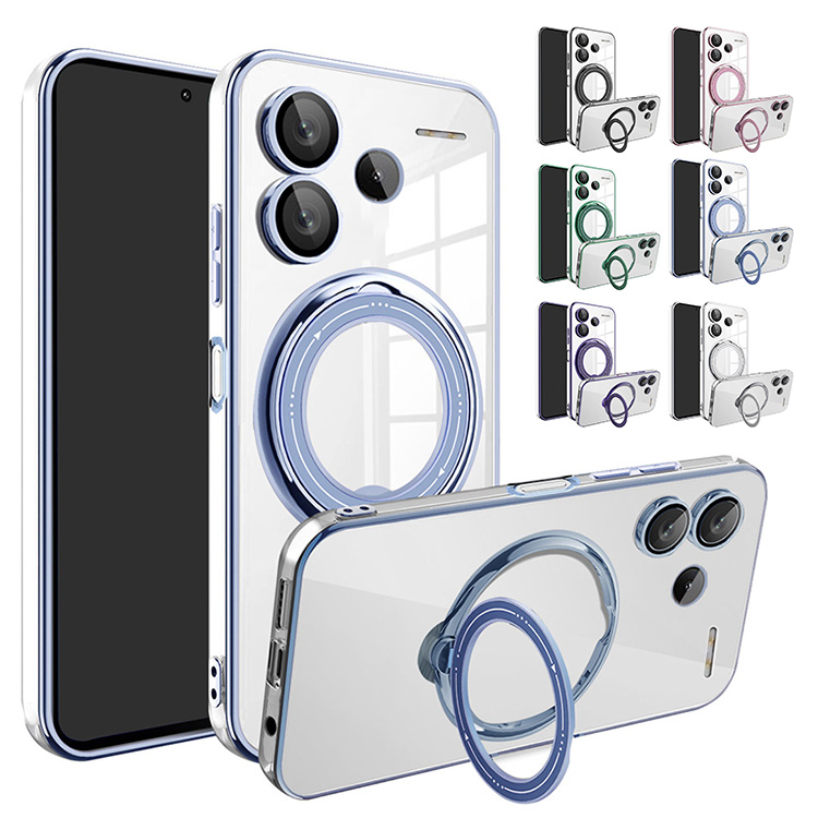 Redmi Note 13 Pro+ 5G �N���A�P�[�X  �J�o�[ ���b�L ����  ��̌^�X�}�z�����O�t�� �X�^���h�@�\ Qi�[�d ���C�����X�[�d �Ή� �w�ʃP�[�X