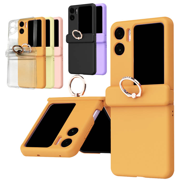 OPPO Find N2 Flip �P�[�X/�J�o�[ �V���v�� �X���� �v���X�`�b�N �I�b�| �t�@�C���h N2 �t���b�v ��̌^�X�}�z�����O�t�� �n�[�h�P�[�X �������� �������