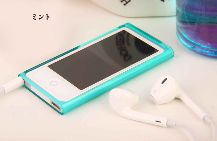 Apple iPod nano クリア ケース/カバー 背面カバー スリムで薄い シンプルでオシャレ 第7世代 アップル アイポッドナノ 7 カバー｜keitaicase｜10