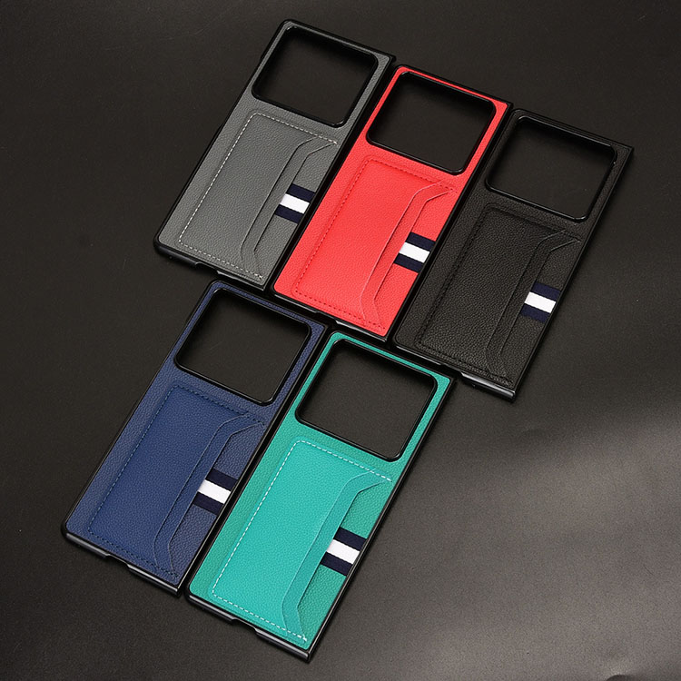 nubia Fold ケース 耐衝撃 カバー PUレザー カード収納 背面ケース ZTE