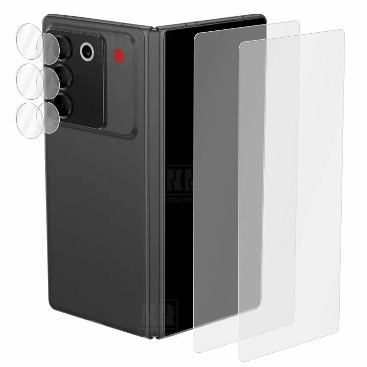nubia Fold �K���X�t�B���� �����K���X 2�Z�b�g ���v8���� �����Y�ی�t�B����+�T�u�f�B�X�v���C�t���ی�t�B���� �t���ی�t�B���� �J���������Y