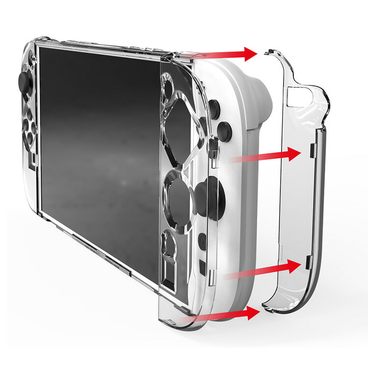 Nintendo Switch 2 クリアケース Switch2 カバー 耐衝撃 クリア 透明