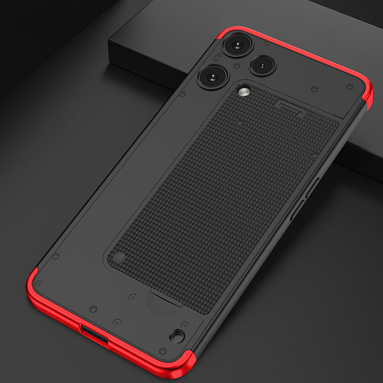 Nothing Phone (3a) Lite ケース 耐衝撃 ハードケース マットブラック