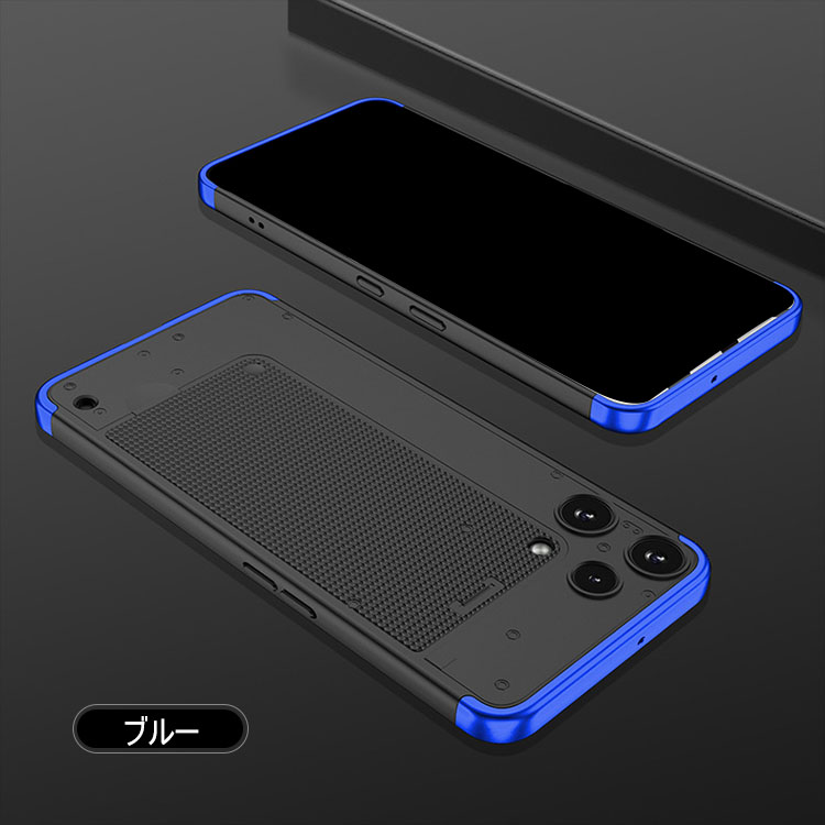 Nothing Phone (3a) Lite ケース 耐衝撃 ハードケース マットブラック