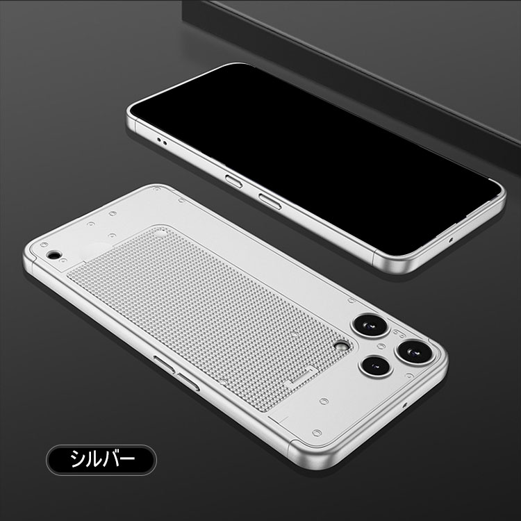 Nothing Phone (3a) Lite ケース 耐衝撃 ハードケース マットブラック