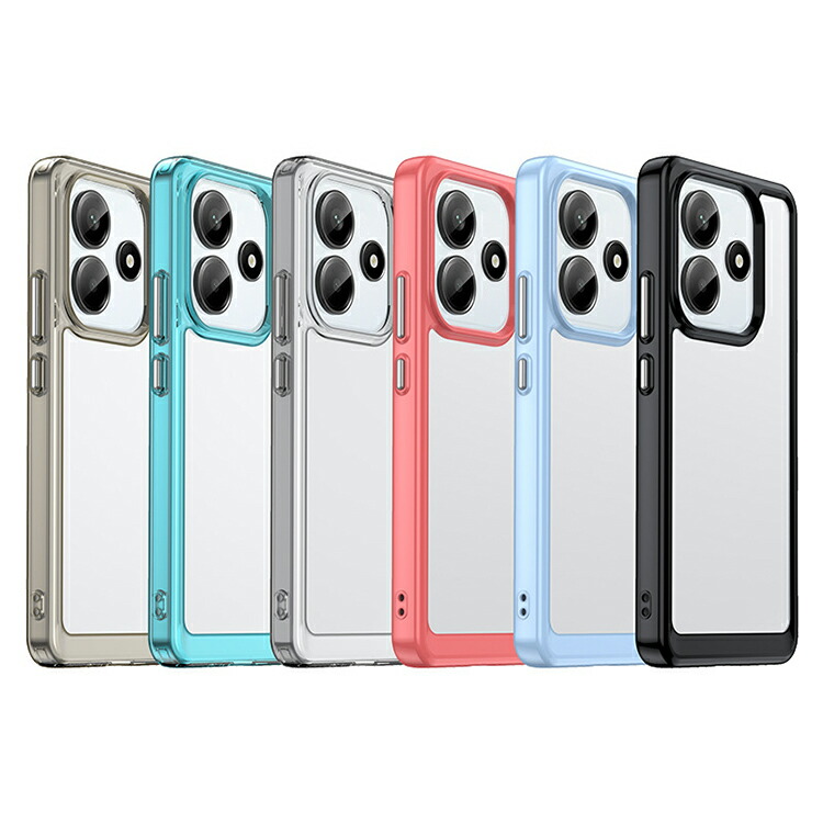 Redmi Note 14 P[X ϏՌ NA Note 14 Pro Jo[ Jی삠 NA  TPU+vX`bN Xgbvz[t  VI~ bh~[