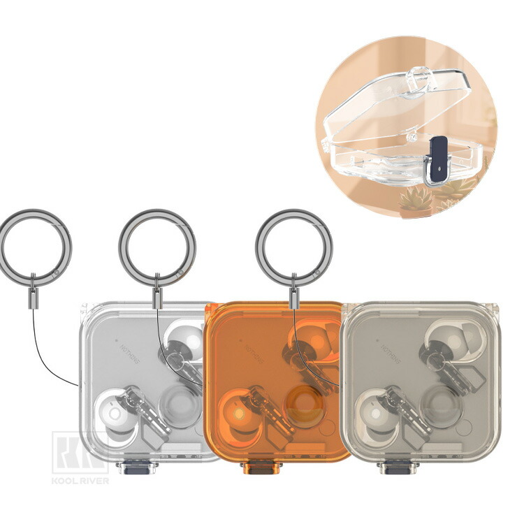 Nothing Ear (3) �P�[�X ���� TPU �N���A �X�g���b�v�t�� �J���r�i �ی�J�o�[ �ϏՌ� ���ϖh�~ ������� ���h�~