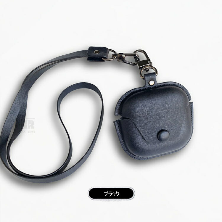 Shokz OpenDots Air対応 ケース カバー PUレザー シンプル ネック