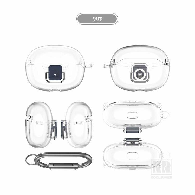 Shokz opendots one 充電ケース 本体 とおまけのクリアケース OpenDots ONE ケース クリア 充電穴付き 透明 保護 TPU カバー