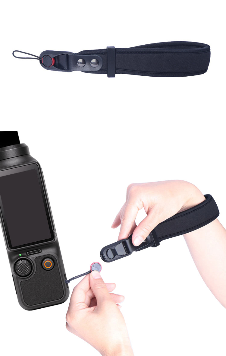 Osmo Pocket 3 ストラップ ハンドストラップ リストストラップ 紐 ストラップ 落下防止 グリップ紐 DJI オスモ |  | 01