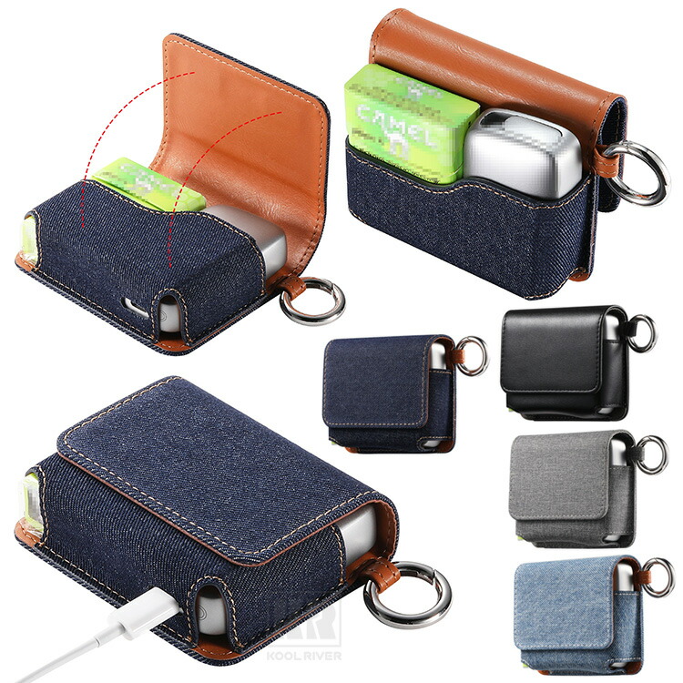 Ploom CUBE �P�[�X �J�o�[ PU���U�[ �f�j���� �L�����o�X�� �J���r�i�t�� ���[ �d�q���΂� �d�q�^�o�R �ی�P�[�X �v���[���L���[�u �[�d�Ή� �����^�ѕ֗�