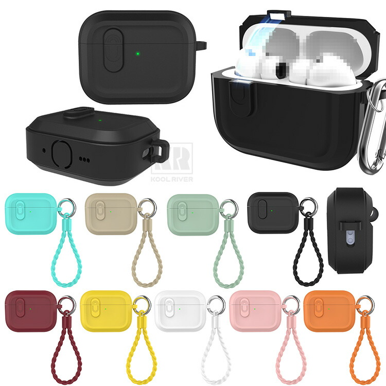 AirPods Pro 3 �P�[�X ��3���� �J�o�[ �V���R�� �V���v�� �X�g���b�v�t�� �ی�J�o�[ �������� ������� Apple �A�C�z�� �G�A�[�|�b�Y �v�� AirPods Pro3