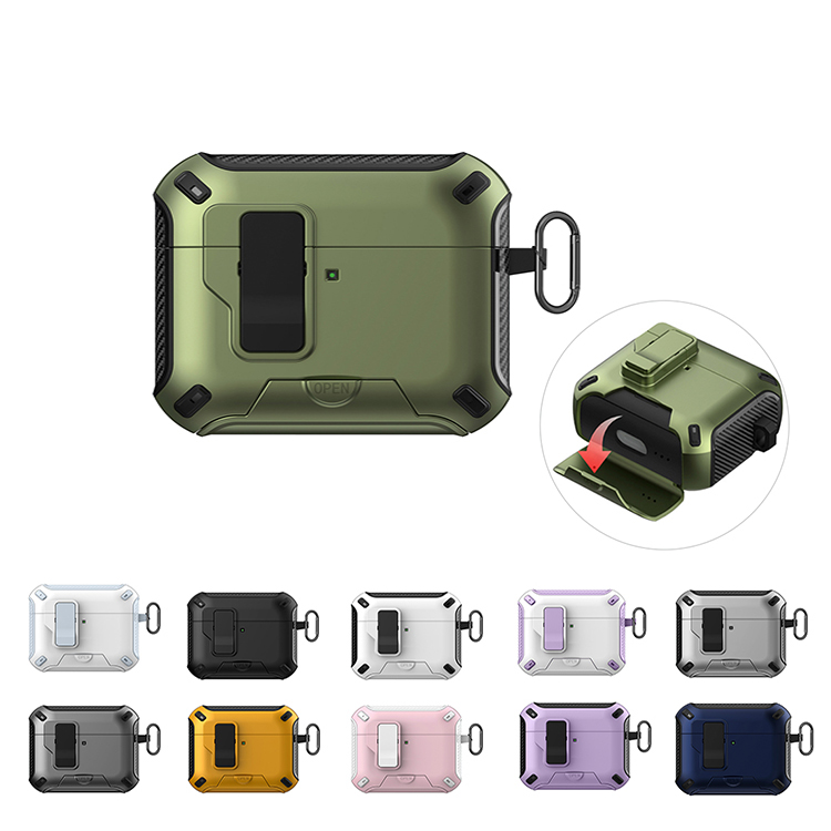 AirPods Pro 3 �ϏՌ� �P�[�X ��3���� �J�o�[ �J���r�i�t�� 2�d�\�� �X�^���h�@�\���� �V���v�� �ی�J�o�[ �������� ������� Apple �A�C�z��