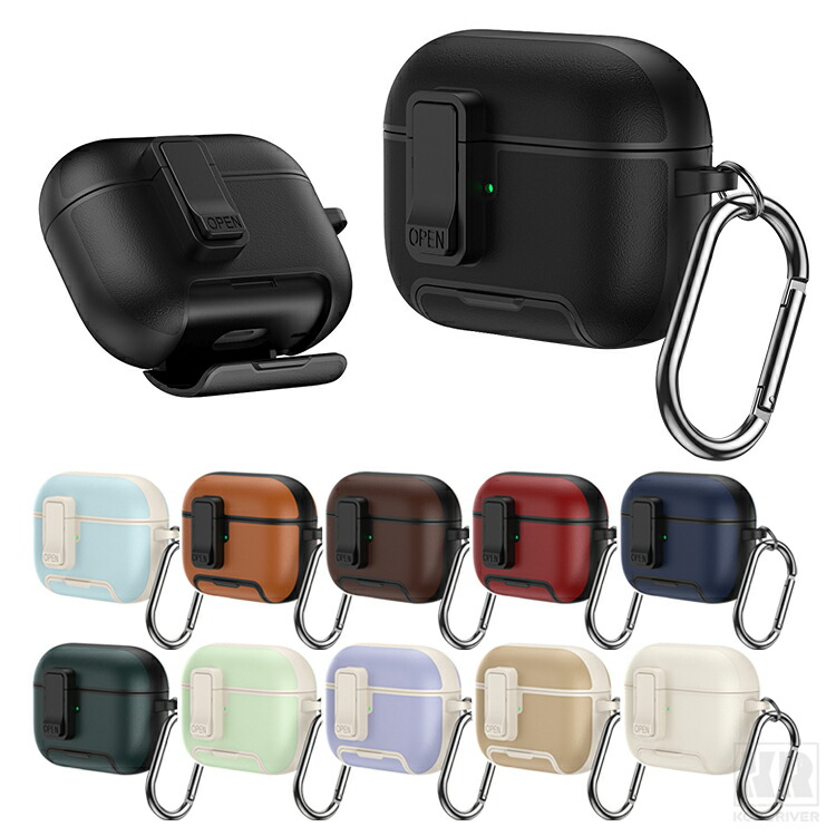 AirPods Pro 3 �P�[�X ��3���� �J�o�[ PU���U�[ �J���r�i�t�� Qi�[�d ���C�����X�[�d �Ή� �V���v�� �ی�J�o�[ �������� ������� Apple �A�C�z��