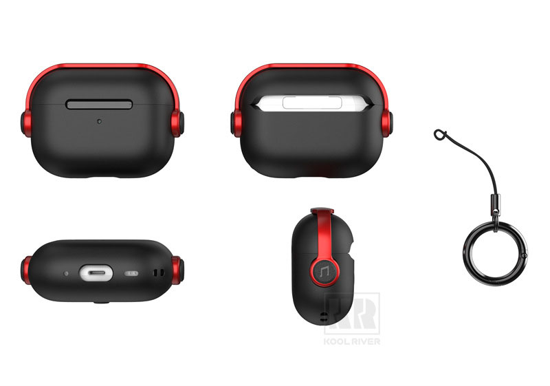 AirPods Pro 3 耐衝撃 ケース 第3世代 カバー ストラップ付き TPU +