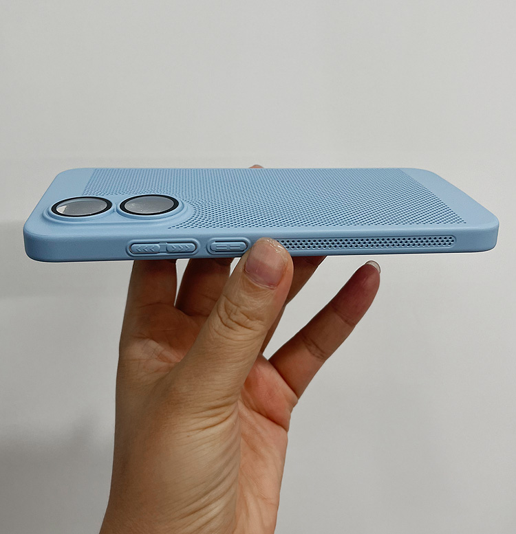 POCO F7 ケース カバー プラスチック ハードケース メッシュ 通気性