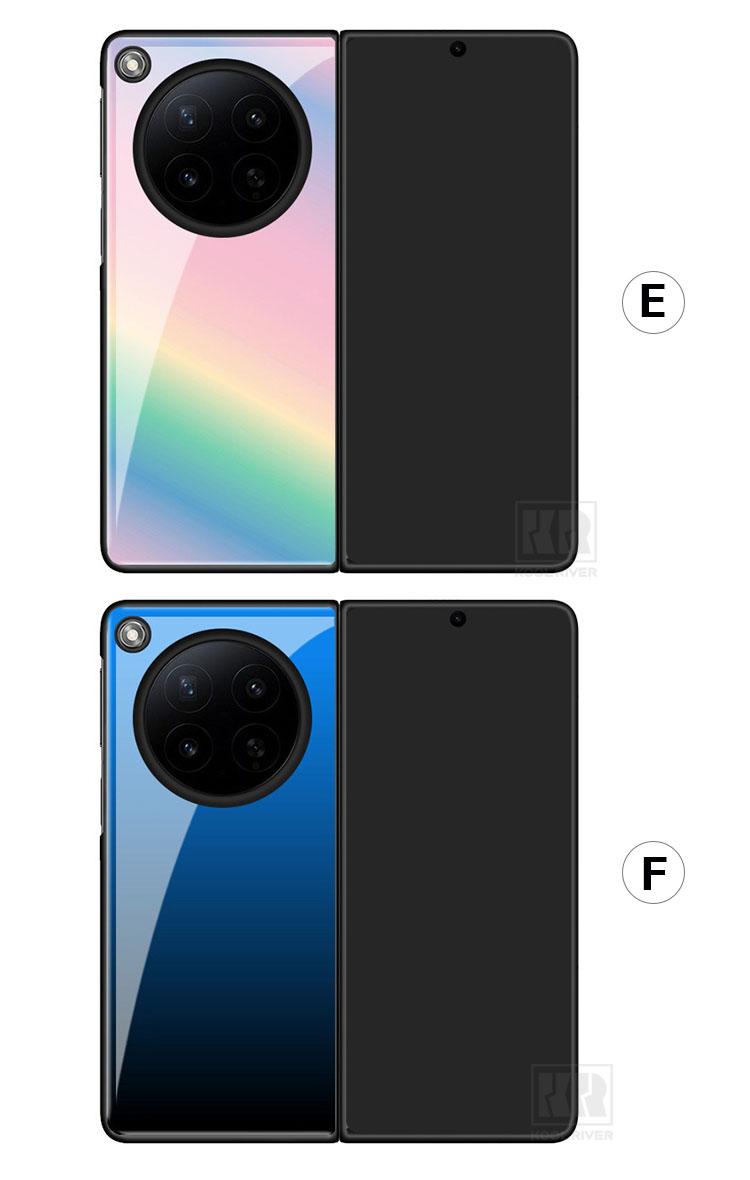OPPO Find N6対応 ケース カバー 折りたたみ型 シンプル プラスチック