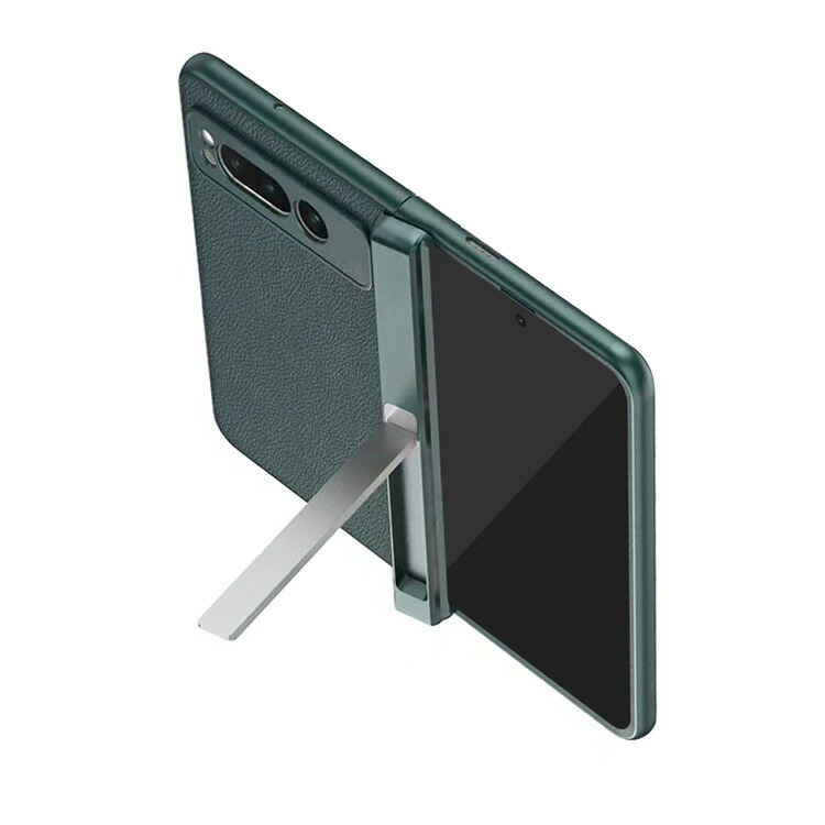 Google Pixel Fold ケース 耐衝撃 カバー 強化ガラス+PUレザー+プラスチック カーボン調 スタンド機能 前面強化ガラス シンプル グーグル ピクセル｜keitaicase｜03