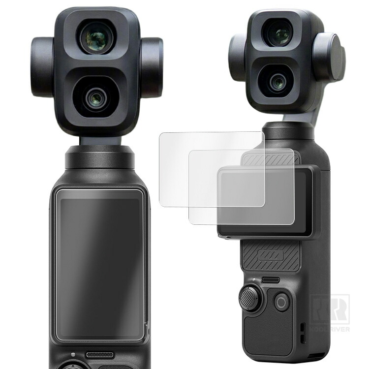 Osmo Pocket 4P�Ή� �K���X�t�B���� �����K���X 2������ �t���ی�t�B���� �t���ی� �t���ی�V�[�g ��ʕی� �ی�t�B���� ���h�~