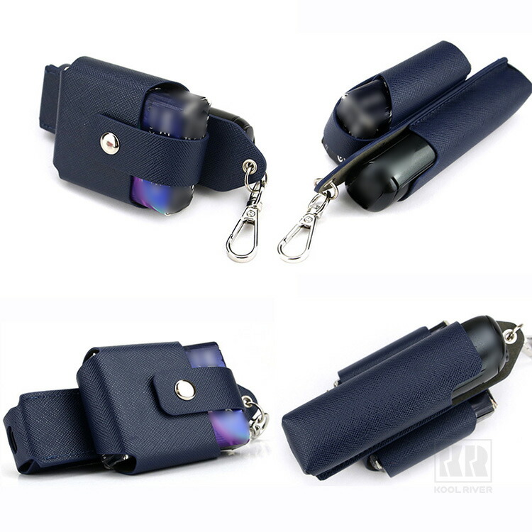 Ploom Aura ケース カバー PUレザー カラビナ付き タバコ収納 収納