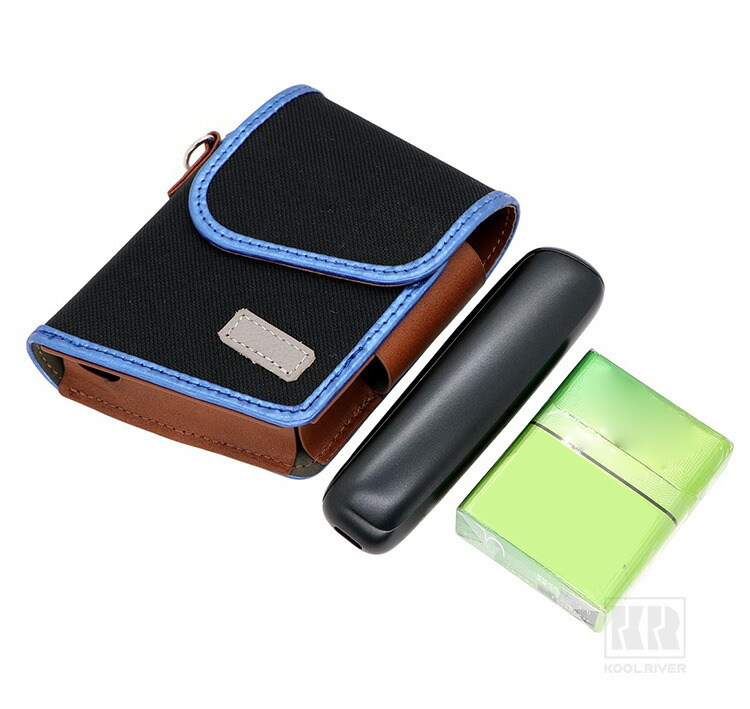 Ploom Aura ケース カバー PUレザー キャンバス調 ストラップ付き 収納