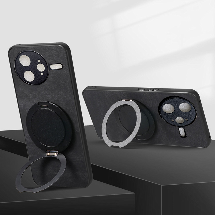 POCO F7 Pro ケース Ultra PUレザーケース リング付き スタンド