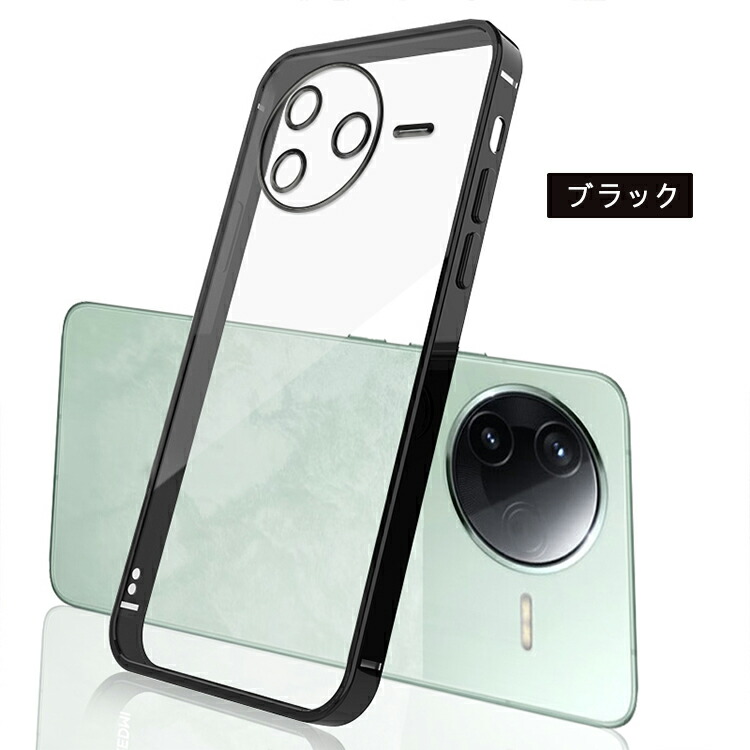 POCO F7 Pro クリアケース F7 Ultra カバー クリア 透明 メッキ TPU ソフト ケース ストラップ穴  お洒落 かわいい シンプル 小米 シャオミ POCO F7 プロ / |  | 02