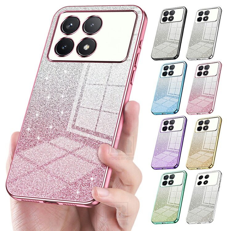 POCO F8 Pro �P�[�X F8 Ultra  �J�o�[���b�L TPU �\�t�g�P�[�X �X�g���b�v�z�[���t�� �O���f�[�V���� �O���b�^�[ ���炫�� ���킢�� ������