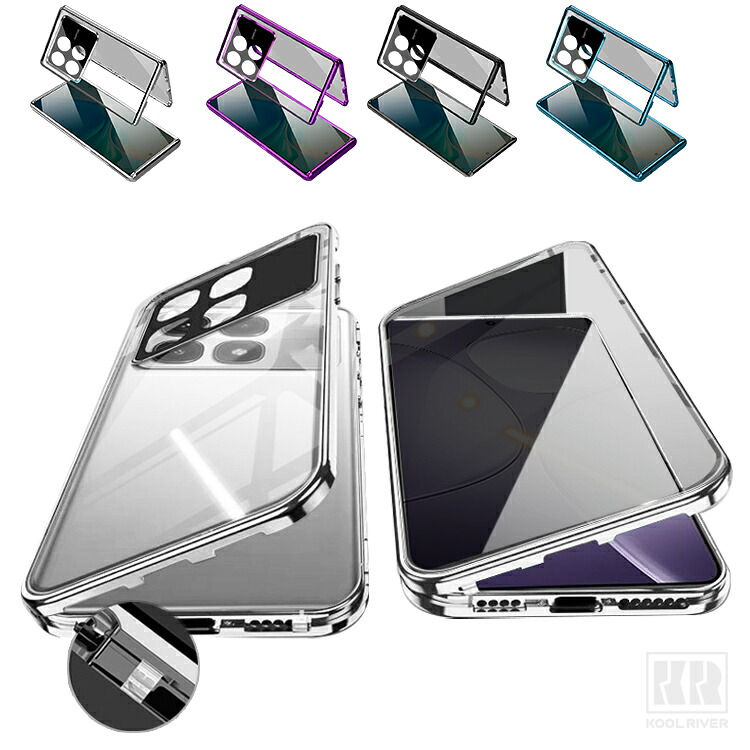 POCO F8 Pro �P�[�X F8 Ultra �A���~ �o���p�[ �J�o�[ �`�����h�~ �O�㋭���K���X �J�����ی� �}�O�l�b�g������ ���b�N�t�� ������ ����������