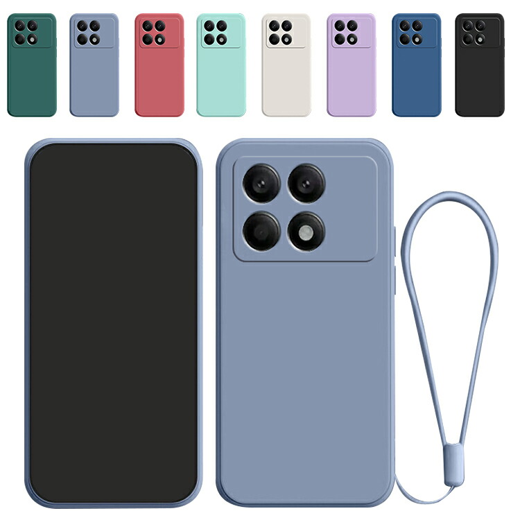 POCO X6 Pro �P�[�X �ϏՌ� �J�o�[  �V���R�� �\�t�g�P�[�X �X�g���b�v�t�� ���� �V���I�~ Xiaomi POCO X6 �v�� �������� �������