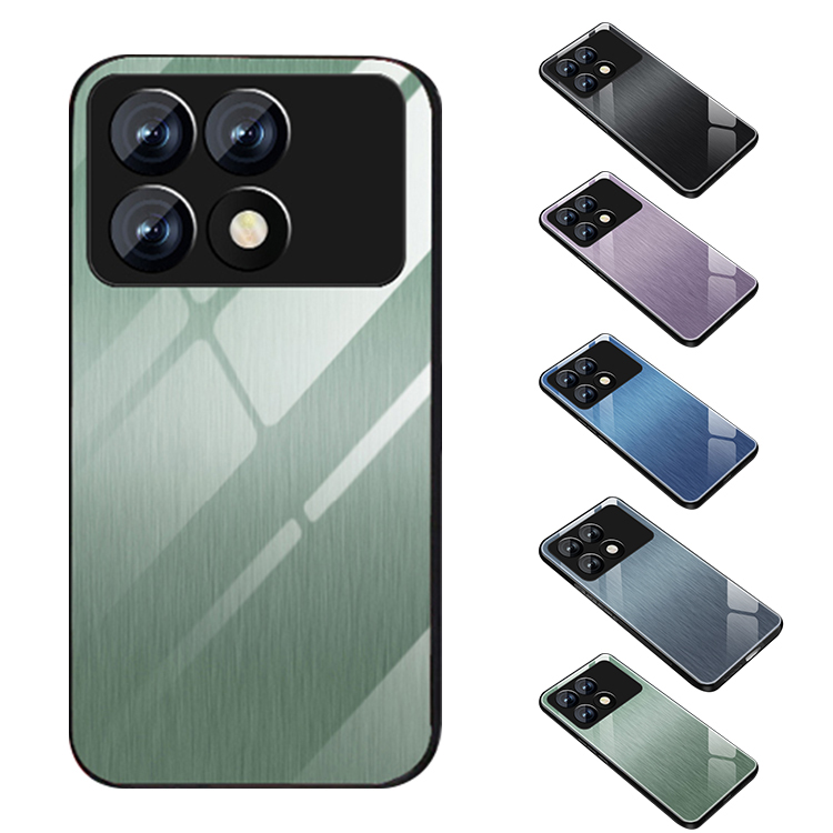 POCO X6 Pro �P�[�X �ϏՌ� �J�o�[   ���������� �w�ʋ����K���X ���ʃV���R�� �P�[�X  �w�A���C���� ���� �V���I�~ Xiaomi POCO X6 �v��
