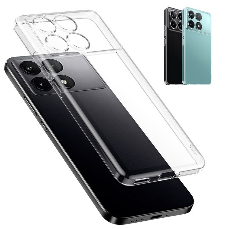 POCO X6 Pro クリアケース カバー クリア 透明 TPU シンプル