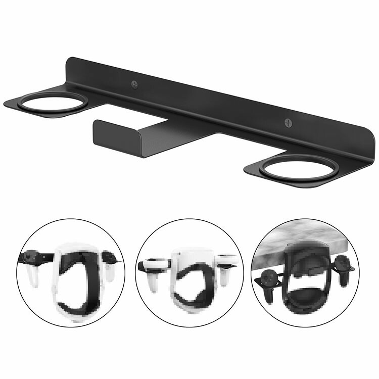 Meta Quest 3 壁固定ブラケット アルミ素材 VRゴーグルホルダー ヘッド