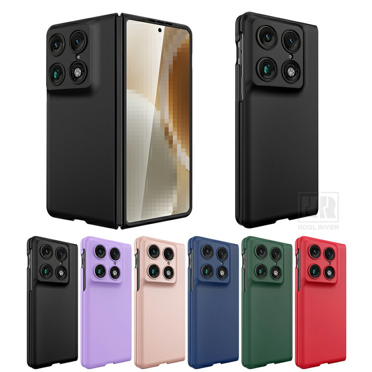Razr Fold�Ή� �P�[�X �ϏՌ� �J�o�[ �����K���X�t�B�����t�� �����K���X+�v���X�`�b�N �O�ʋ����K���X �V���v�� Razr Fold ���g���[��