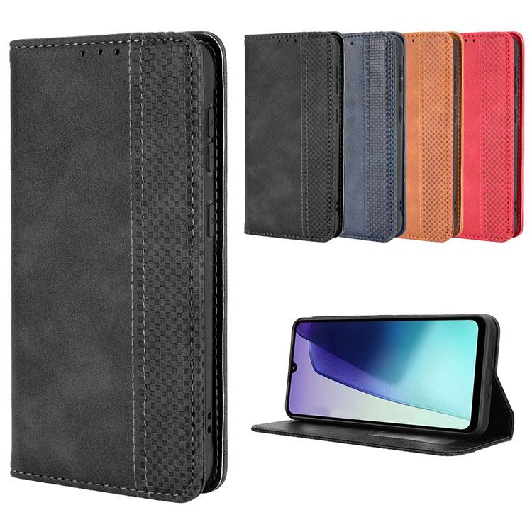 Redmi 14C �P�[�X �蒠�^ �J�o�[ �蒠�^PU���U�[�P�[�X �X�^���h�@�\ �X�g���b�v�z�[���t�� �֗��ȃJ�[�h���[�t�� ���� �V���I�~ ���b�h�~�[ 14C
