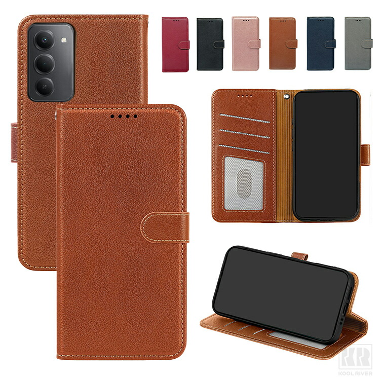 Redmi 15 5G�P�[�X �蒠�^ �J�o�[ �ϏՌ� PU���U�[ �蒠�^PU���U�[�P�[�X �X�^���h�@�\ �J�[�h���[ �X�g���b�v�� �V���v�� ������ �X�g���b�v�� ����