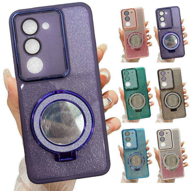 Redmi 15 5G �P�[�X �ϏՌ� �J�o�[ �J�����ی� �����Y�ی� �����^ �X�}�z�����O�t�� �~���[�t�� �X�^���h�@�\ ���炫�� ���킢�� TPU �\�t�g�P�[�X