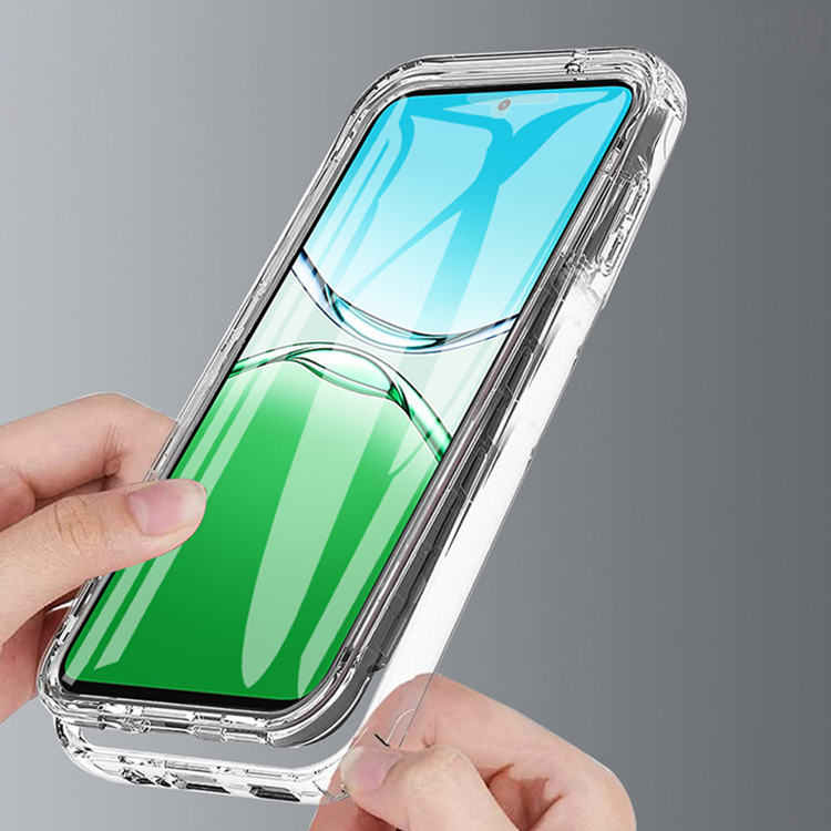 Redmi 15 5G ケース クリア カバー 耐衝撃 透明 両面 前後保護 フル
