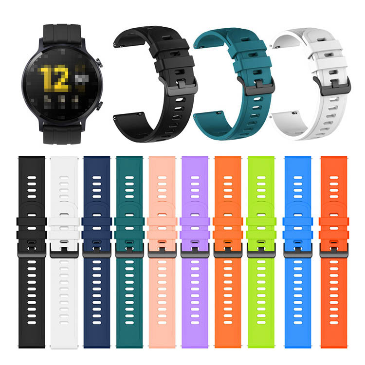 Realme watch s �����o���h �V���R�� �\�t�g�o���h �E�H�b�`�A�N�e�B�u �r���v�o���h 22mm �����x���g �������� �V���R��/���X�g�o���h