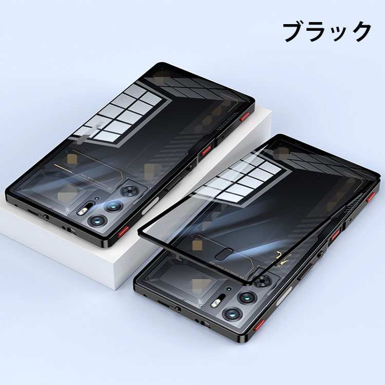 REDMAGIC 10 Pro バンパー ケース Pro+ アルミバンパー クリア 透明