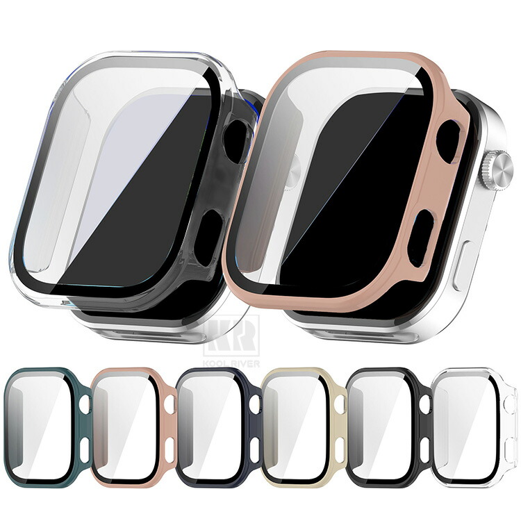 Redmi Watch 6 �P�[�X Redmi Watch6 �J�o�[ �t���ʋ����K���X �S�ʕی� �t���ی�P�[�X �P�F/�N���A �t�B������� �n�[�h�P�[�X ���� �V���I�~