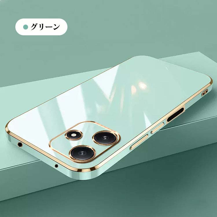 Redmi 12 5G ケース Note 12R カバー メッキ TPU ソフトケース 可愛い