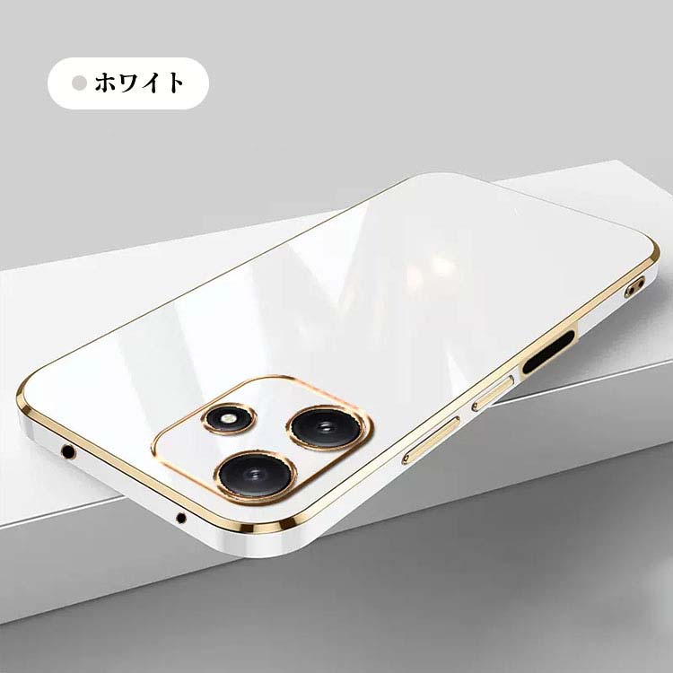 Redmi 12 5G ケース Note 12R カバー メッキ TPU ソフトケース 可愛い