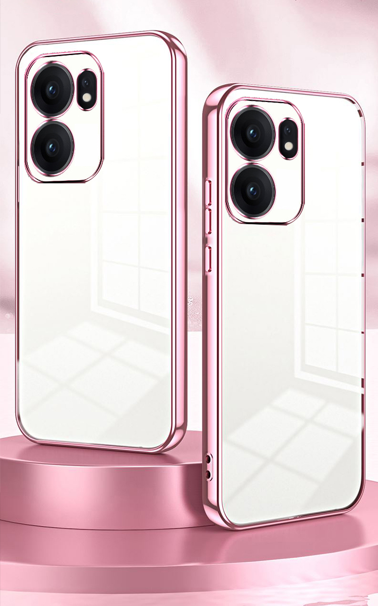 OPPO Reno13 A クリアケース reno 13a カバー クリア 透明 メッキ TPU