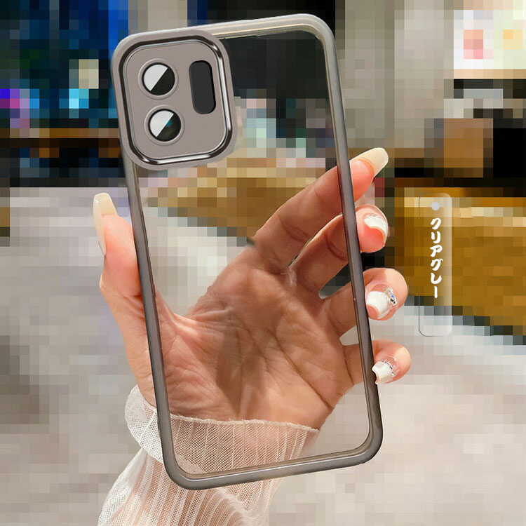OPPO Reno15 A 5G ケース クリア 透明 TPU ソフトケース カメラ保護