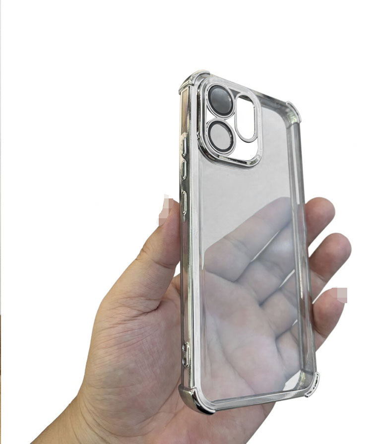 OPPO Reno15 A 5G ケース クリア 透明 TPU ソフトカバー メッキ